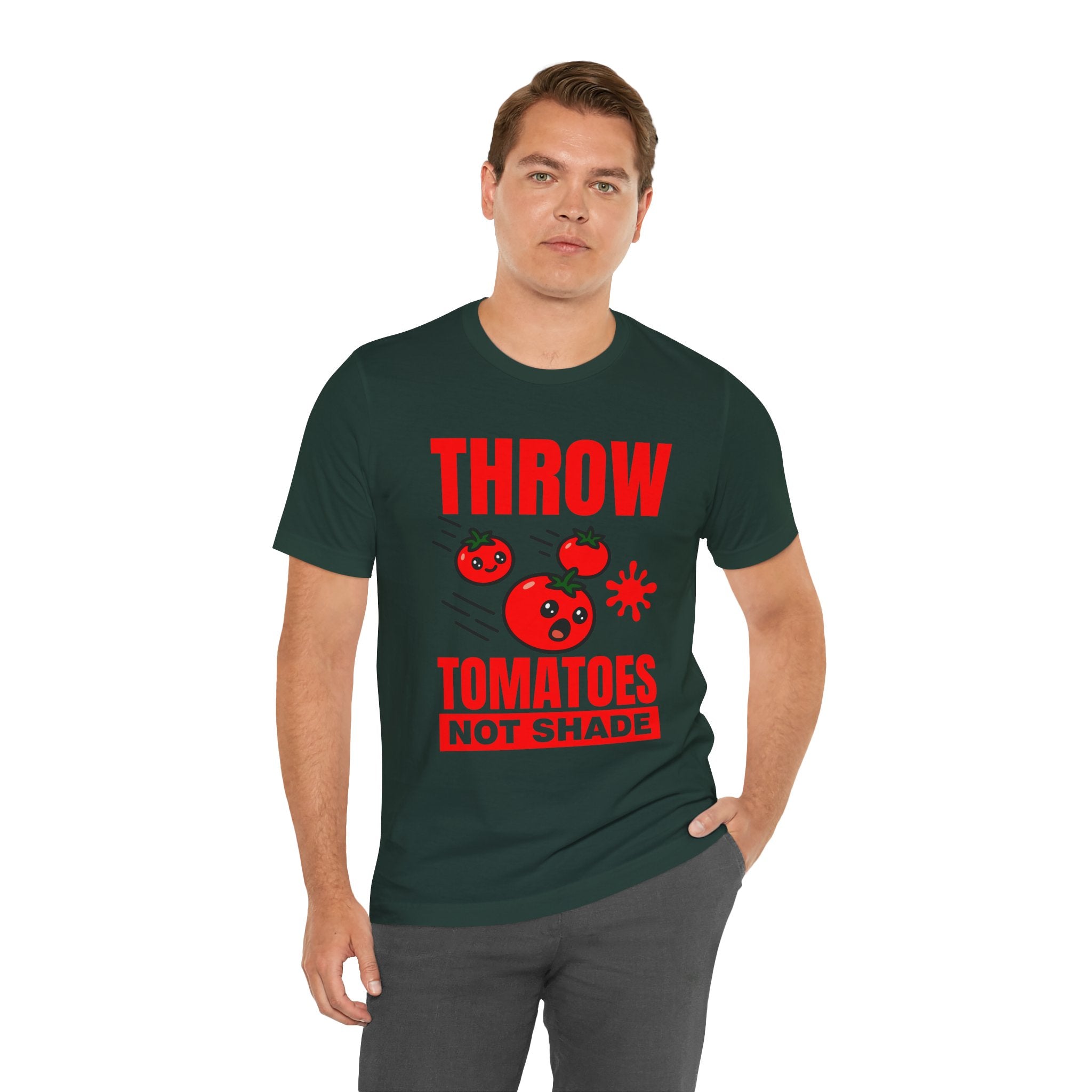 Throw Tomatoes Not Shade T‑Shirt